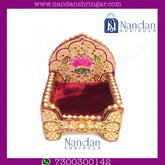 Meenakari Moti Laddu Gopal Sinhasan