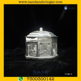 Fine silver carving of Banta Ji by Utsav Arts, showcasing intricate details and traditional craftsmanship.
