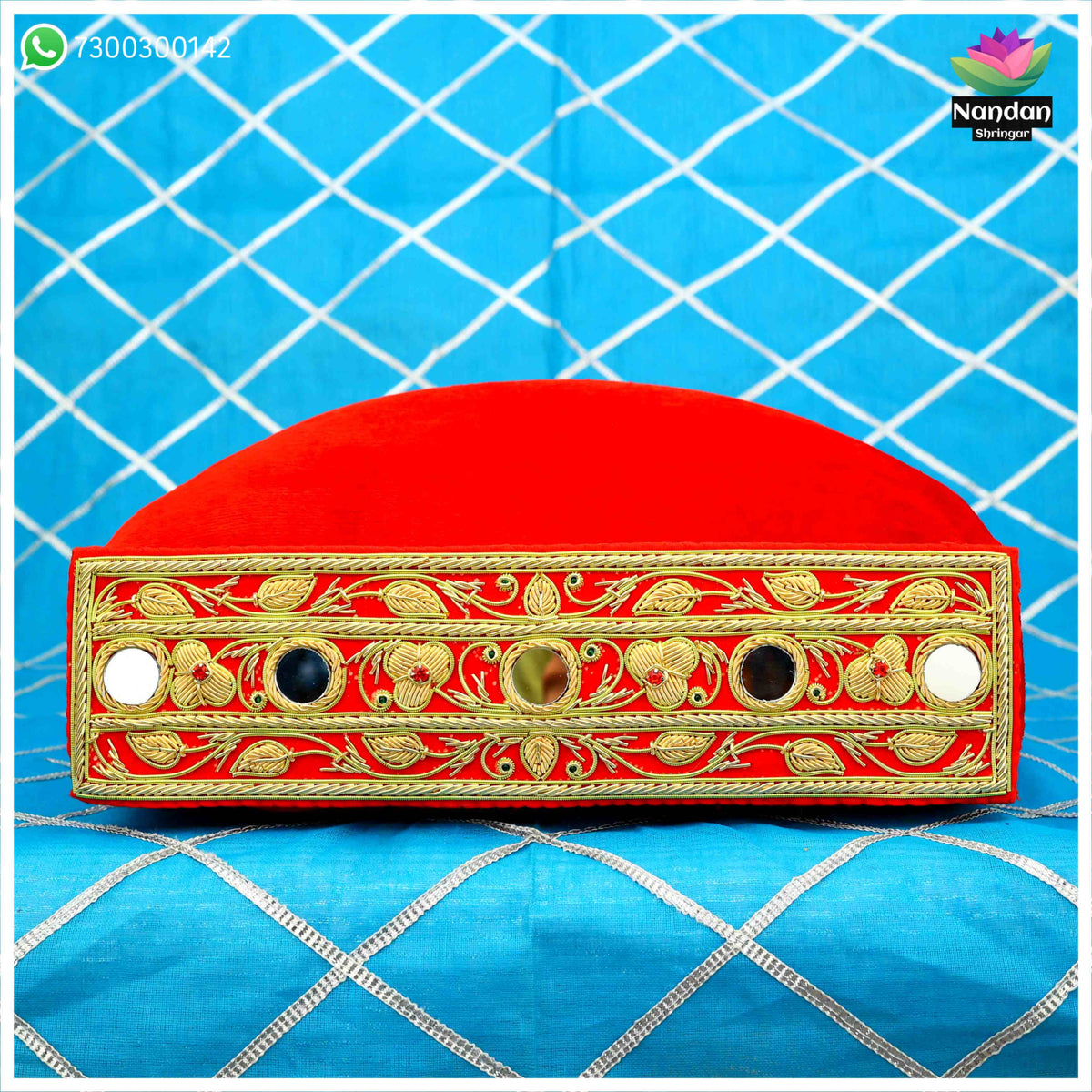 Zardosi Gaadi Mohra 12 Inch