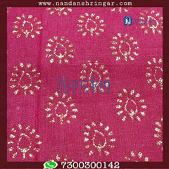 Navratri Special Vastra - Pink (Sosani) - nandanshringar