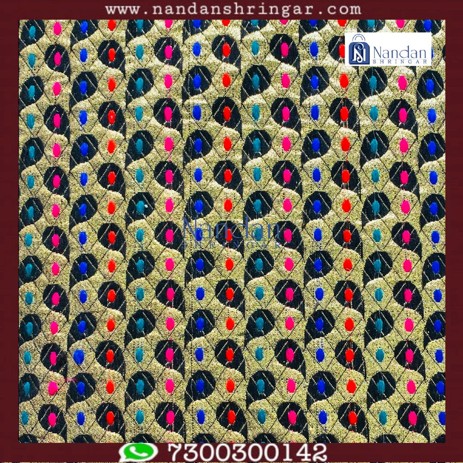 Designer Zari Vastra - Multi Color
