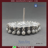 Fine silver Designer Chakri by Utsav Arts, showcasing intricate detailing and elegant craftsmanship.