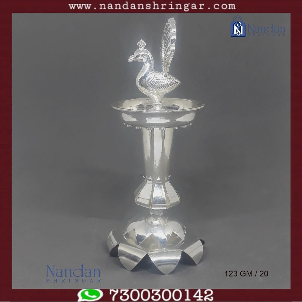 Mayur Fountain by Utsav Arts, showcasing intricate fine silver design and elegant craftsmanship.