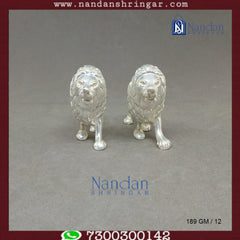 Lion Fine Silver - One Pair