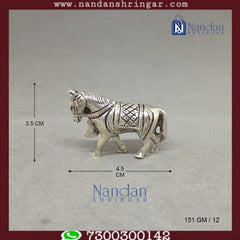 Horse Fine Silver - One Pair