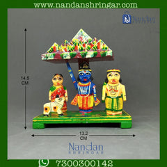 Govardhan Leela Jhanki (Hand Painted)