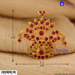 Tipara Folding Silver - Manek (4 In 1 Shringar)