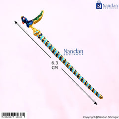 Meenakari Bansuri Chadi (Silver)