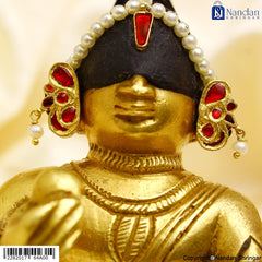 Jadaau MayuraKrit Kundal - Manek (Silver)