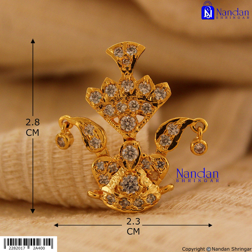 Tipara Folding Silver Heera 4-in-1 Shringar by Nandanshringars, featuring traditional silver jewelry with intricate design details.