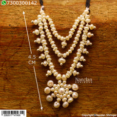 Real Pearl Haar - (Silver)
