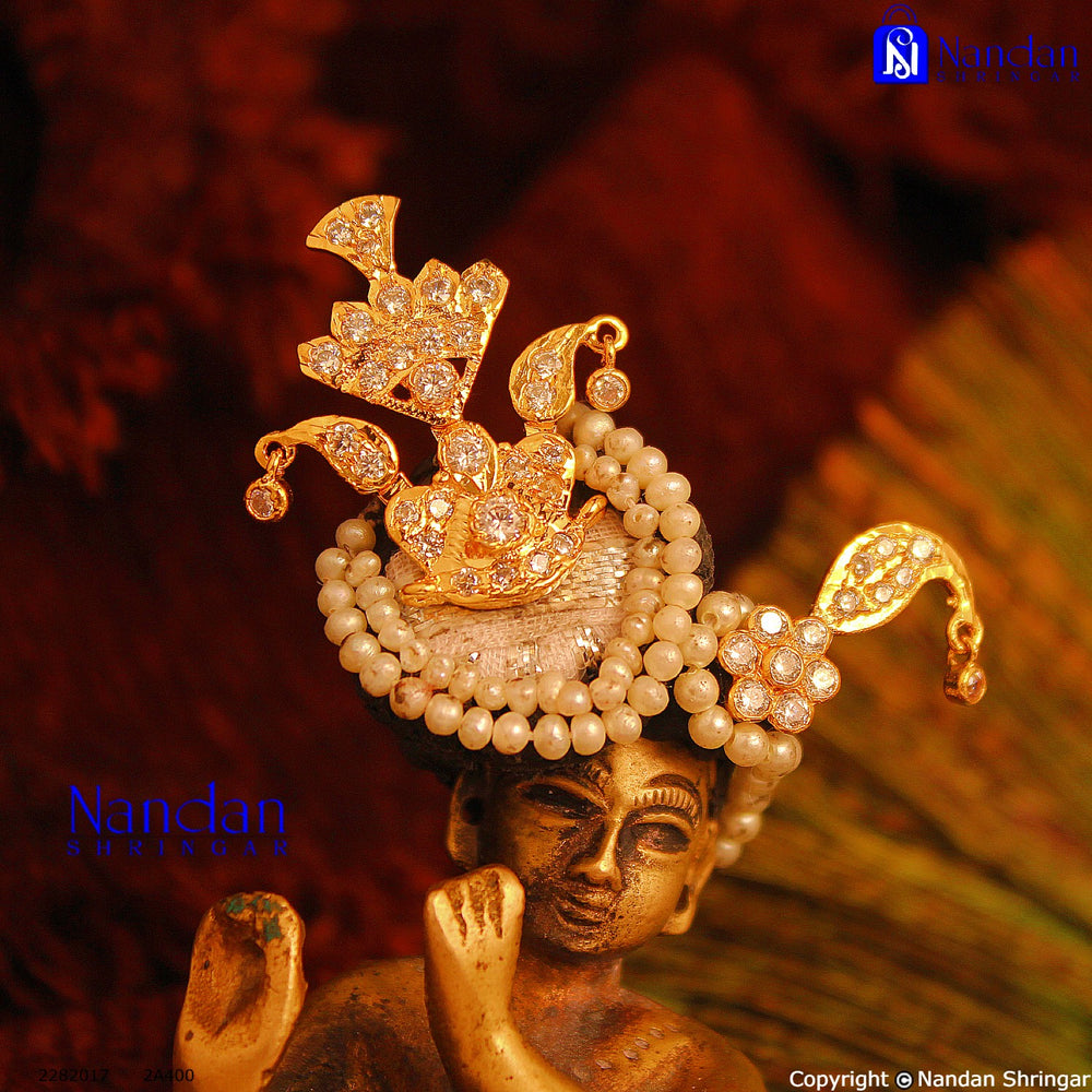 Tipara Folding Silver Heera 4-in-1 Shringar jewelry by Nandan Shringar, showcasing intricate silver design and folding feature.