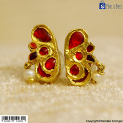 Jadaau MayuraKrit Kundal - Manek (Silver)