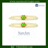 Bajuband Meena - Silver (Green)