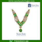Kunjari Haar - Green (Silver)