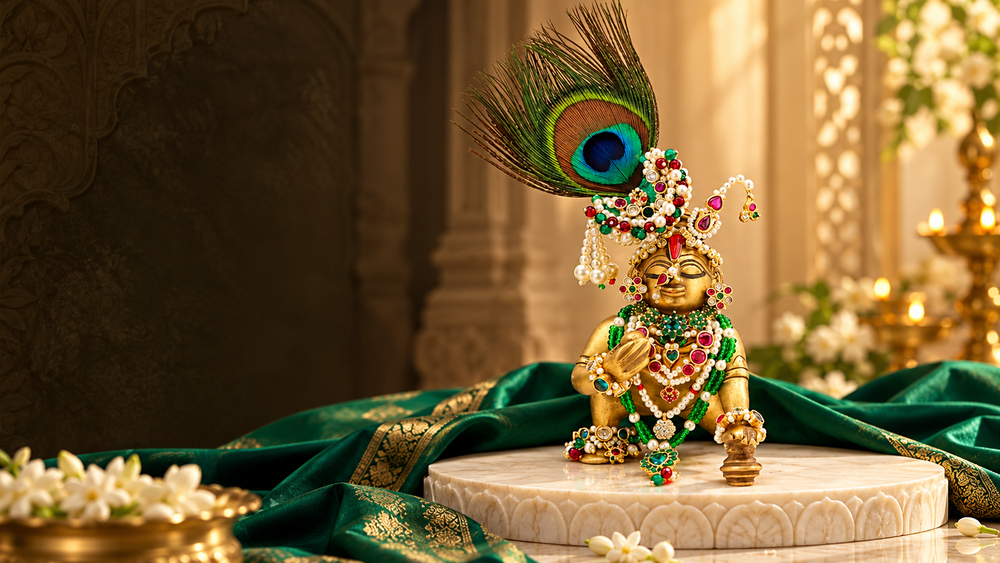 Adorned in devotion.