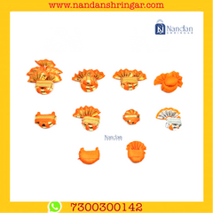 Paag Set Large - Orange (Pack of 10) - nandanshringar