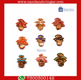 Utsav Zari Paag - Small - Various Colors (Pack of 10) - nandanshringar