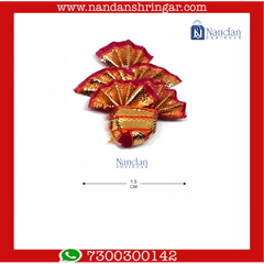 Utsav Zari Paag - Small - Various Colors (Pack of 10) - nandanshringar