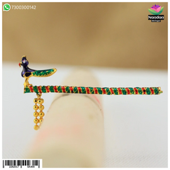 Meenakari Bansuri - Silver