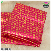 Reshmi Chapa Vastra - Pink