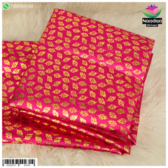 Reshmi Chapa Vastra - Pink