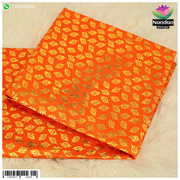 Reshmi Chapa Vastra - Orange