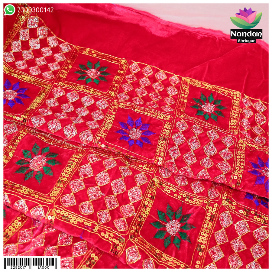Makhmal Pe Bharat Kaam Ka Vastra - Pink
