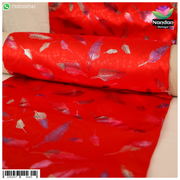 Satin Mayur Print Vastra - Blue