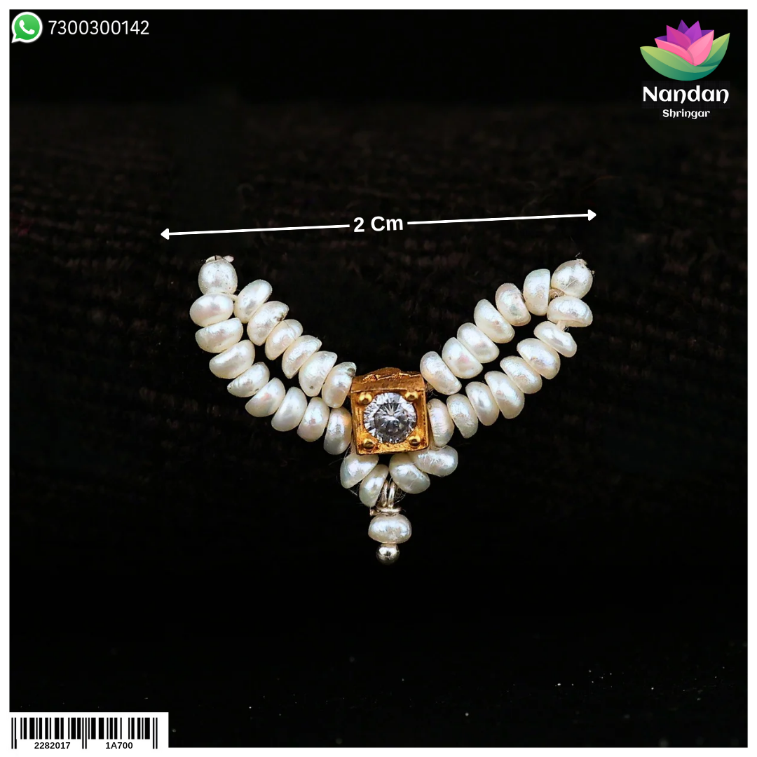 Real Pearl Gop Mala - Heera