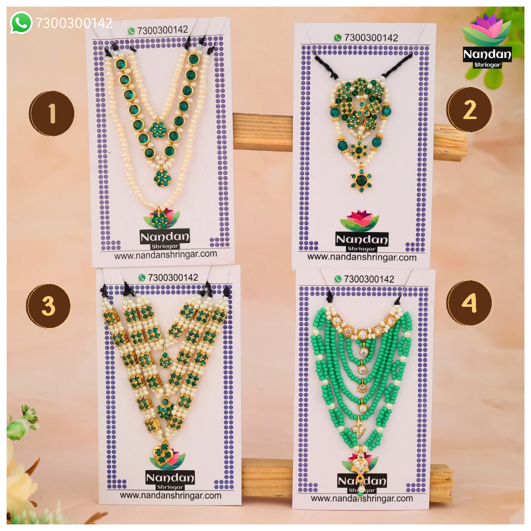 Panna Haar & Mala Combo - Silver
