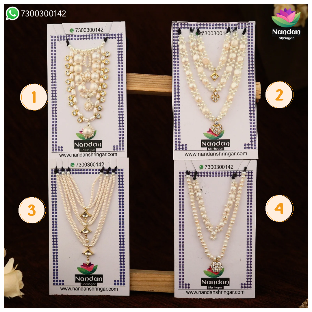 Heera Haar & Mala Combo - Silver