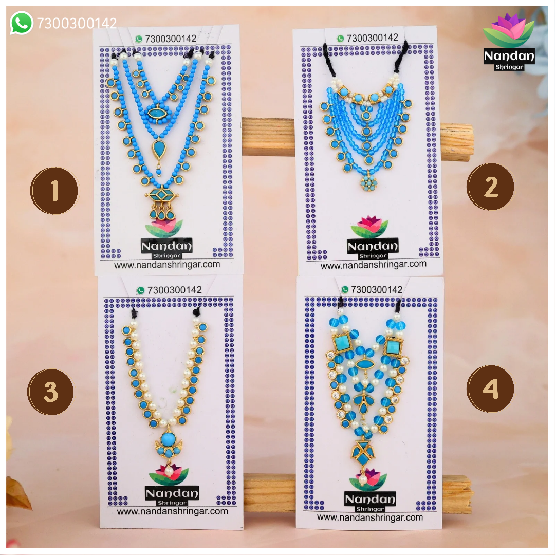 Firoza Haar Combo - Silver