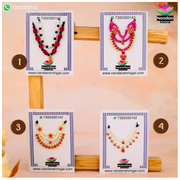 Manek Haar & Mala Combo - Silver
