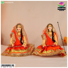 Cloth Gopi Set One Pair - 5 Inch