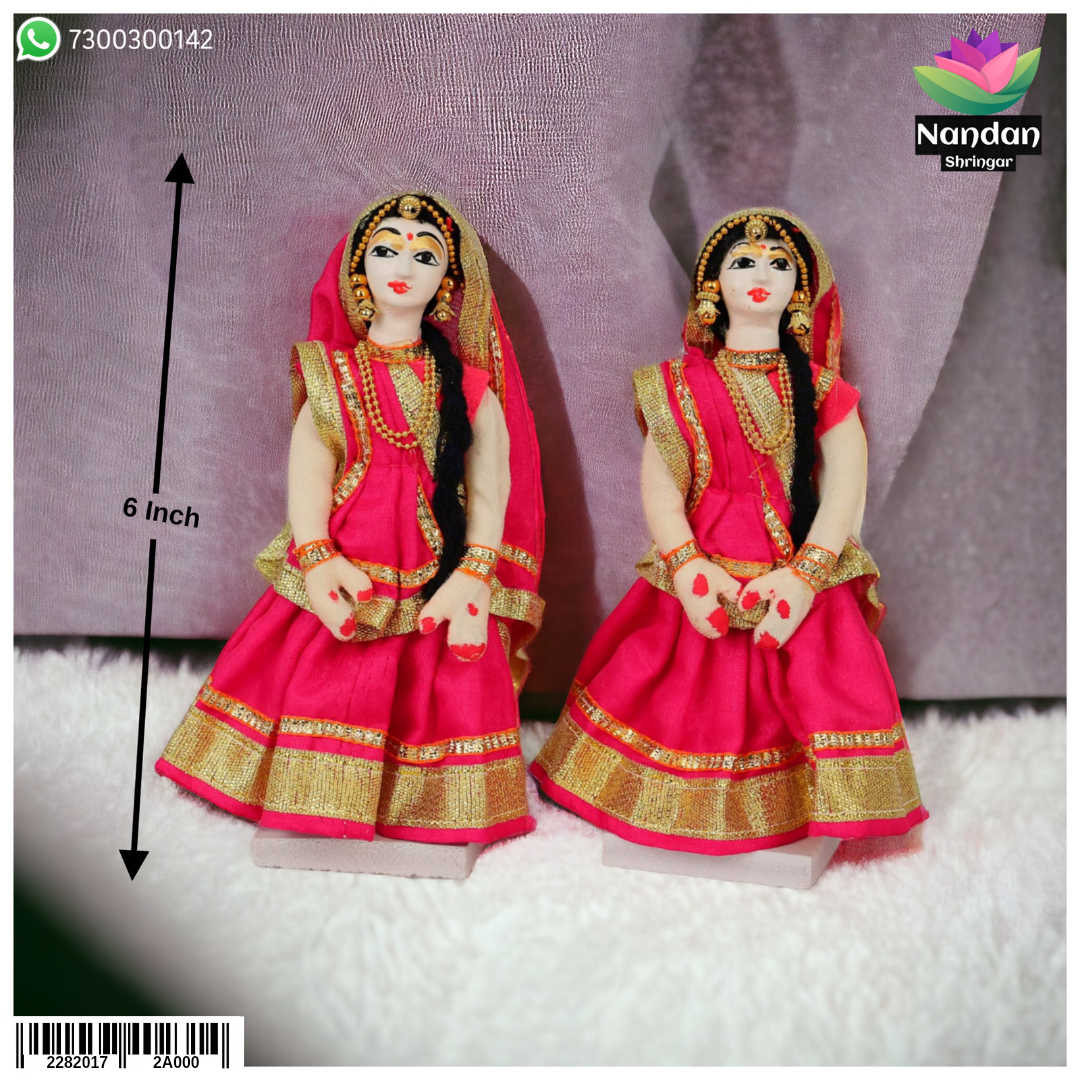 Cloth Gopi Set One Pair - 6 Inch