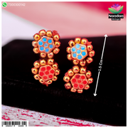 Meenakari Karnfool - (Silver)