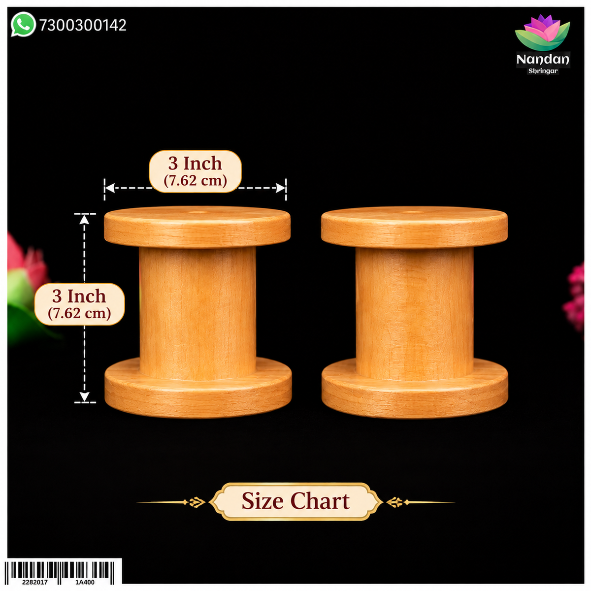 Kamal Padge Pair - Pink