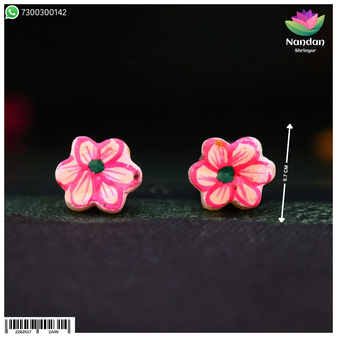 Silver Karnfool Kamal jewelry piece by Nandan Shringar, featuring intricate traditional design in a close-up view