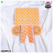 Chandan Chapa Pankha And Chira Odni - Orange [ Design 1 ]