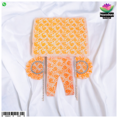 Chandan Chapa Pankha And Chira Odni - Orange [ Design 1 ]