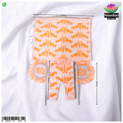 Chandan Chapa Pankha And Chira Odni - Orange [ Design 4 ]