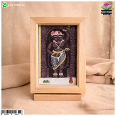 Chitra ji Swaroop - Postcard Size With Gold Work