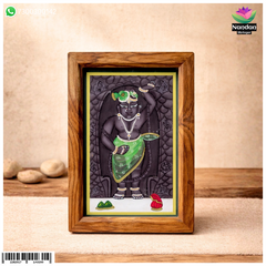 Chitra ji Swaroop - Postcard Size With Gold Work