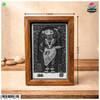Chitra ji Swaroop - Postcard Size With Gold Work