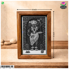 Chitra ji Swaroop - Postcard Size With Gold Work