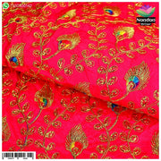 Mayur Zari Kaam Vastra - Dark Pink