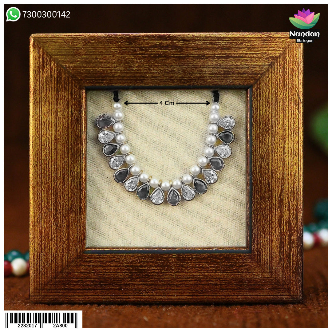 Manek Drop Traval - Silver
