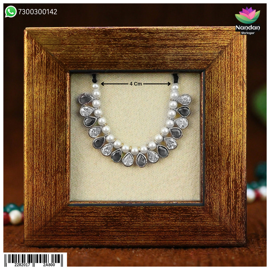 Manek Drop Traval - Silver