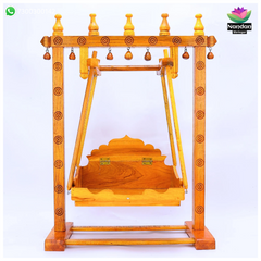 Wooden Hindola Square - No.2